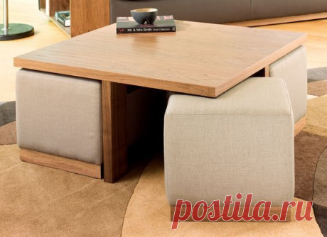 50 Гениальных конструкций «умной» мебели для небольших помещений