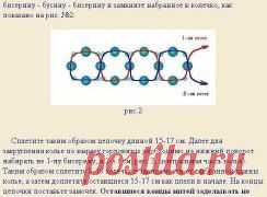 Колье из бисера