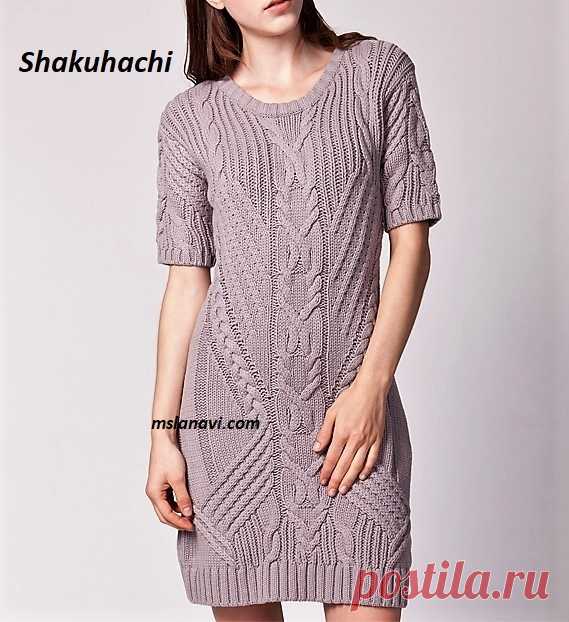 Вязаное платье от Shakuhachi | Вяжем с Лана Ви