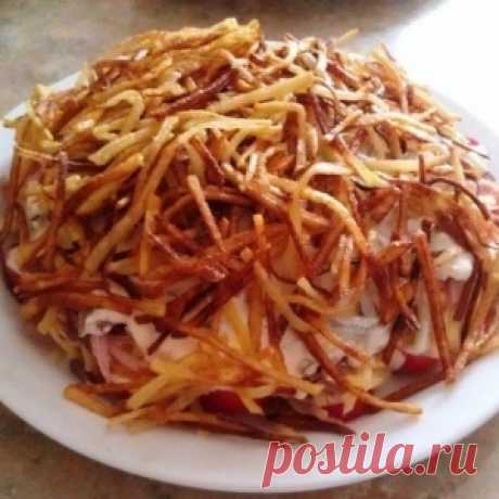 Слоёный салат &quot;Блондинка&quot;