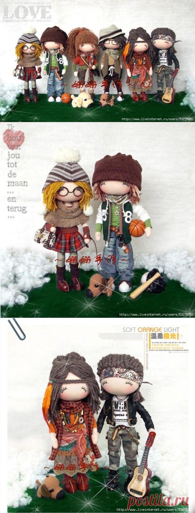 Куклы с выкройкой. Тинейджеры.