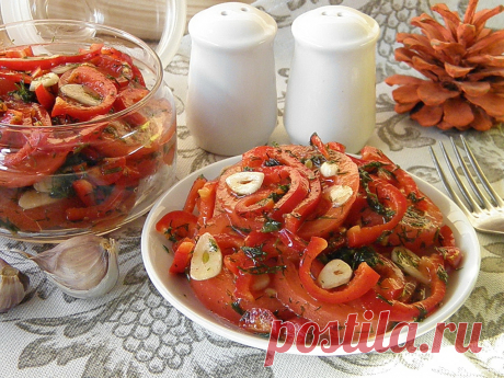 Помидоры по-корейски (быстро и на зиму): самый вкусный рецепт
-несколько рецептов-