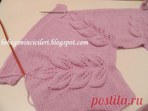 Кофточка с ветками