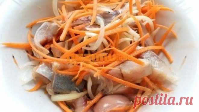 Селедка по-корейски _ Marinated Herring in Korean _ Маринованная Селедка _ Сельд