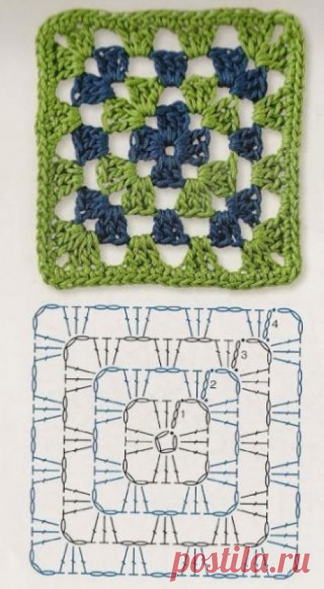 Деликатности в вязание крючком Габриэла: Шаблоны бесплатно и квадратных образцов вязаных