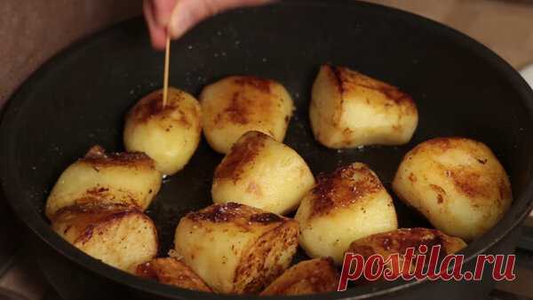 Бабушкин рецепт вкусной жареной картошки. Простой способ приготовления картофеля