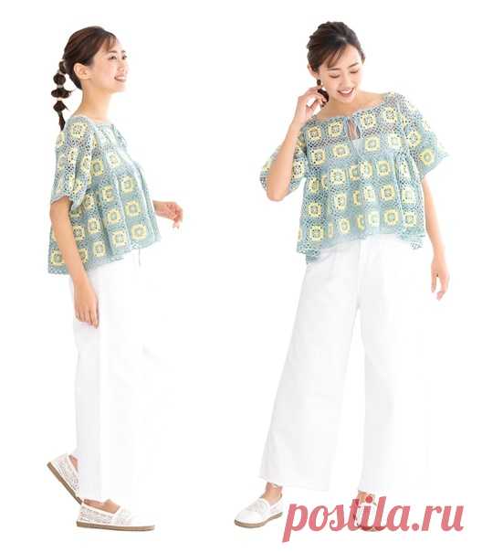 #джемпер@japanese_knitting
#блуза@japanese_knitting
#крючок@japanese_knitting