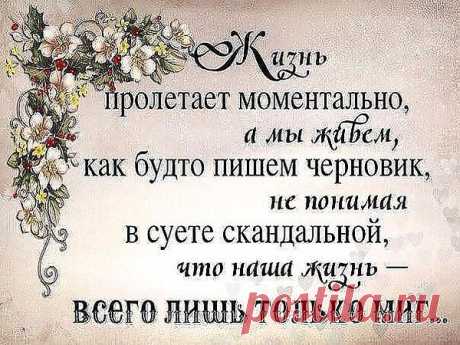 МЫСЛИ ВСЛУХ ...