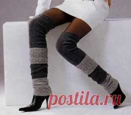 Длинные гетры &#8212; Мир вязания и рукоделия