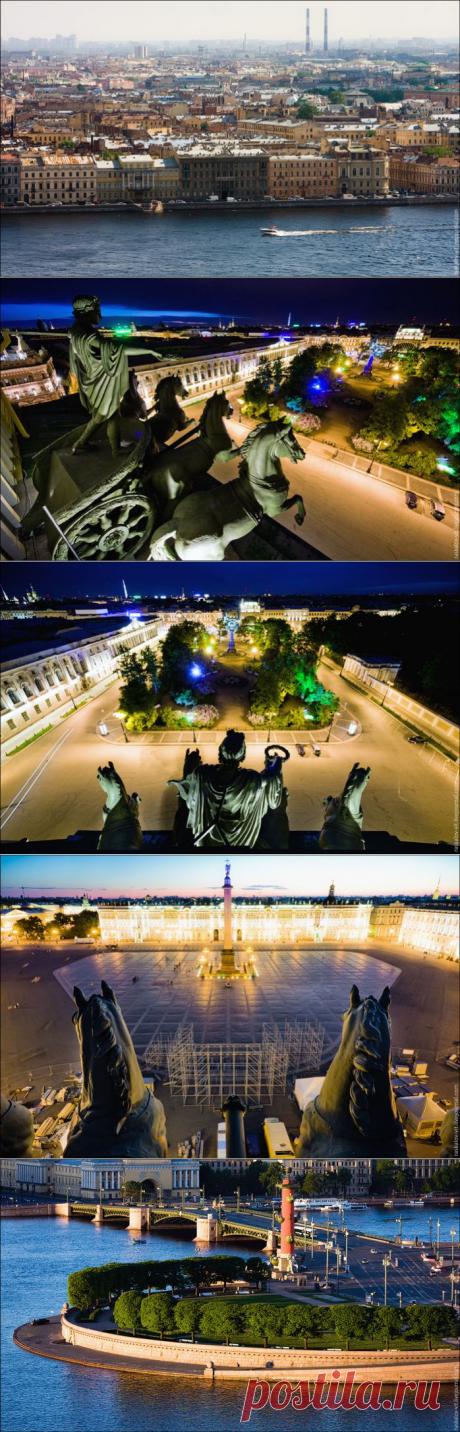 САНКТ-ПЕТЕРБУРГ С ВЫСОТЫ ПТИЧЬЕГО ПОЛЁТА.