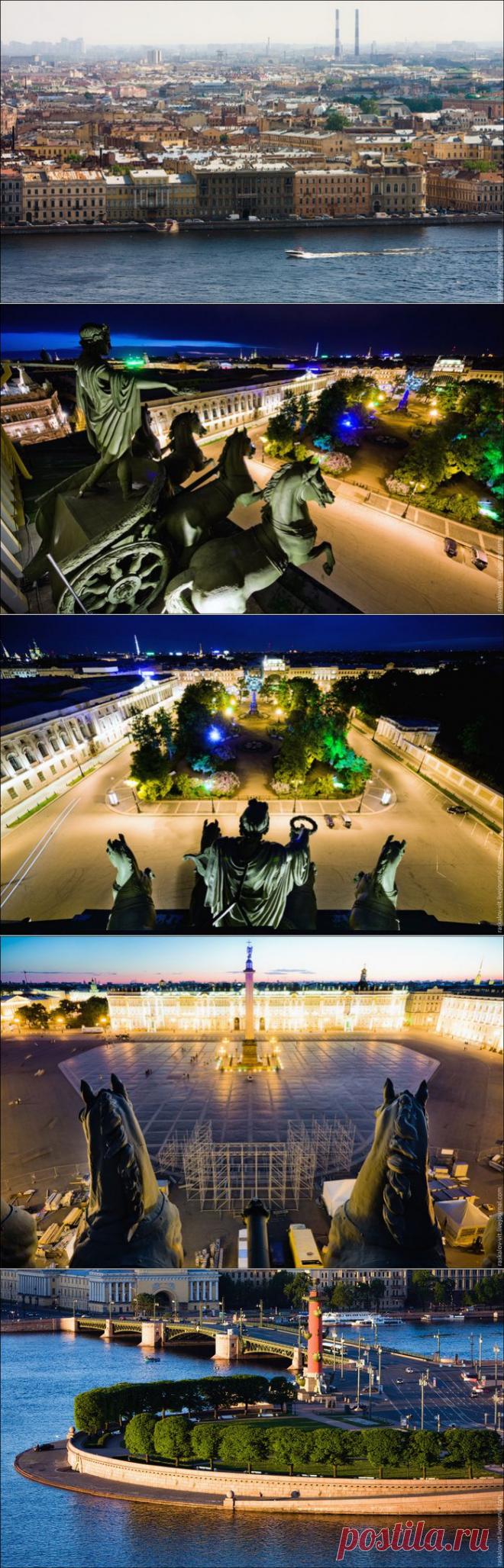 САНКТ-ПЕТЕРБУРГ С ВЫСОТЫ ПТИЧЬЕГО ПОЛЁТА.