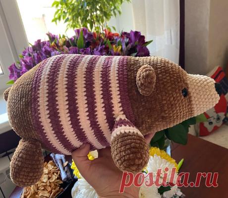 МК необычный Мишка крючком амигуруми