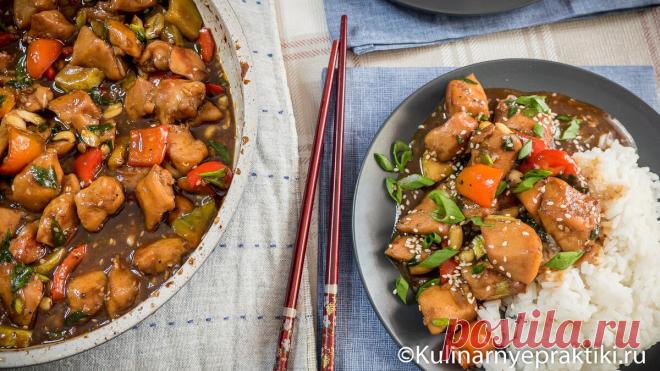 Рецепт Курицы Кунг Пао и как китайские кулинары делают куриную грудку очень мягкой за 20 минут. | Кулинарные практики | Дзен