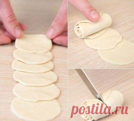 Розочки из теста
