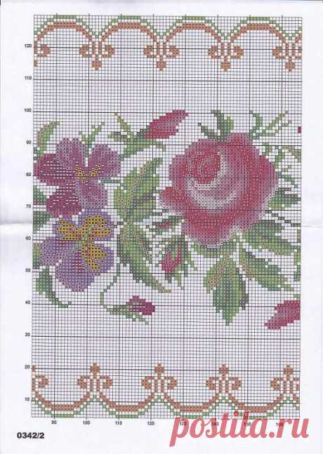 runner flowers_b | cross stitch2
