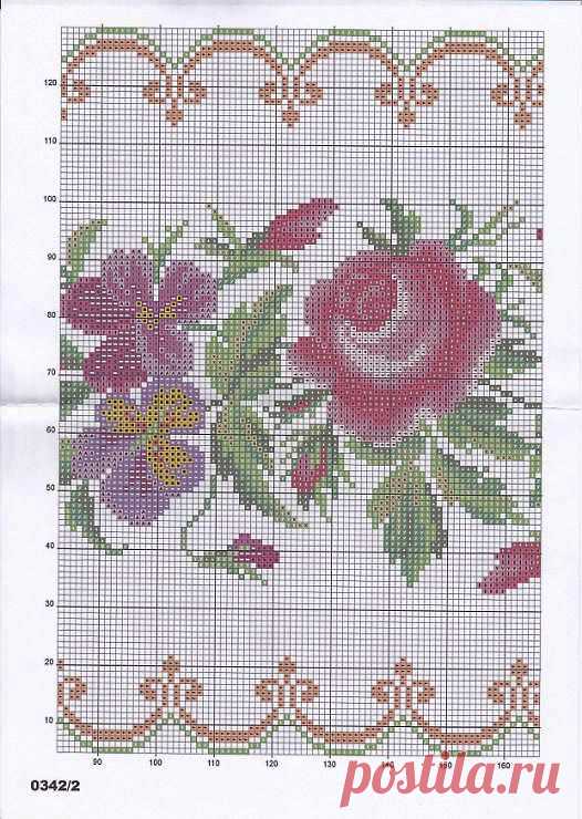 runner flowers_b | cross stitch2