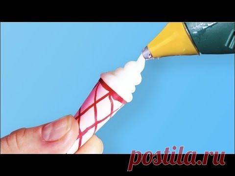 30 ЛАЙФХАКОВ С ГОРЯЧИМ КЛЕЕМ, КОТОРЫЕ ЗАСТАВЯТ ВАС СКАЗАТЬ 'ВАУ!' - YouTube