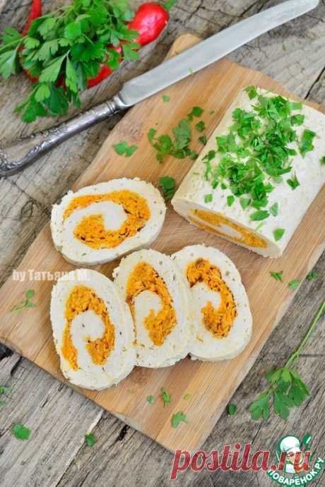 Паровой куриный рулет – кулинарный рецепт