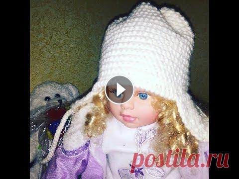 Самая легкая детская шапочка с ушками крючком. Узор "РЫБИЙ ХВОСТ". Подробный МК. ~Ириночка~ Самая легкая детская шапочка с ушками крючком. Узор "РЫБИЙ ХВОСТ". Подробный МК. ~Ириночка~...
