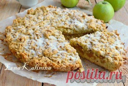 Рецепт тёртого пирога с яблоками (рецепт с фото) | RUtxt.ru