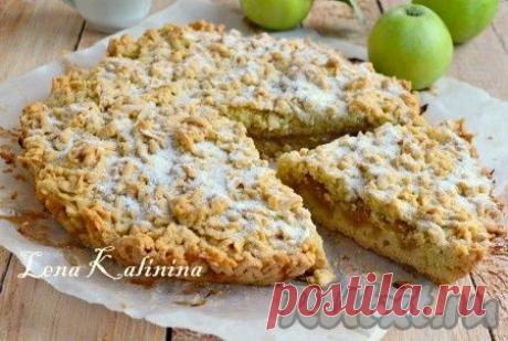 Рецепт тёртого пирога с яблоками (рецепт с фото) | RUtxt.ru