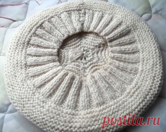 Как связать красивый женский берет на осень, весну, лето? Берет спицами ажурный, с листиками, веерочками, Тыква, Герда, Nako (Нако), английской резинкой, из мохера, косами: схемы и описание.