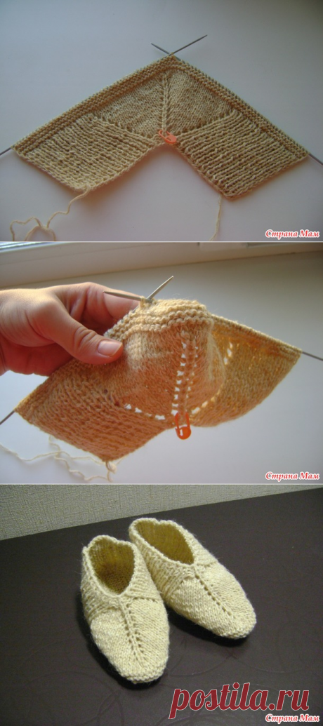 Мастер-класс "Следки спицами без швов" - Вязание - Страна Мам