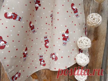 Christmas Kitchen Towel Christmas Towel Tablecloth by ViViCreative