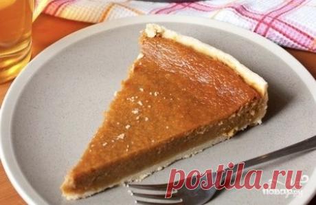 Тыквенный пирог со сгущенным молоком