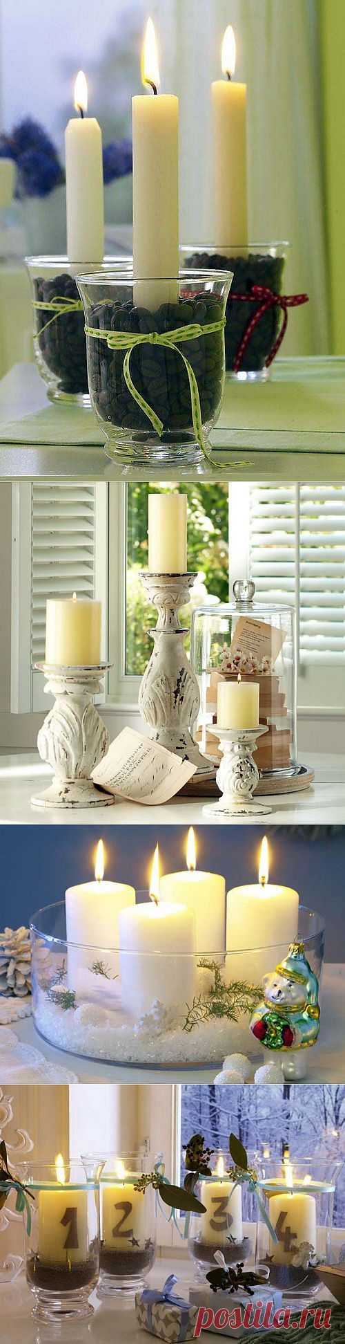 (+1) тема - Тепло и уют: свечи в интерьере | Интерьер и Дизайн