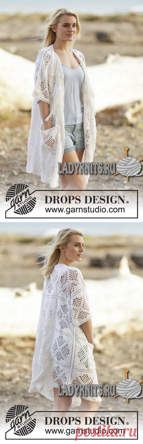 Вязаный крючком летний жакет Barcelona («Барселона»).