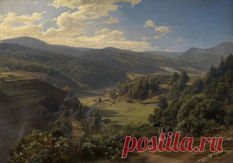Иоганн Вильгельм Ширмер ( Johann Wilhelm Schirmer),1807-1863 .Германия.