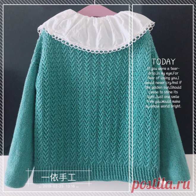 Жакет крючком для девочки