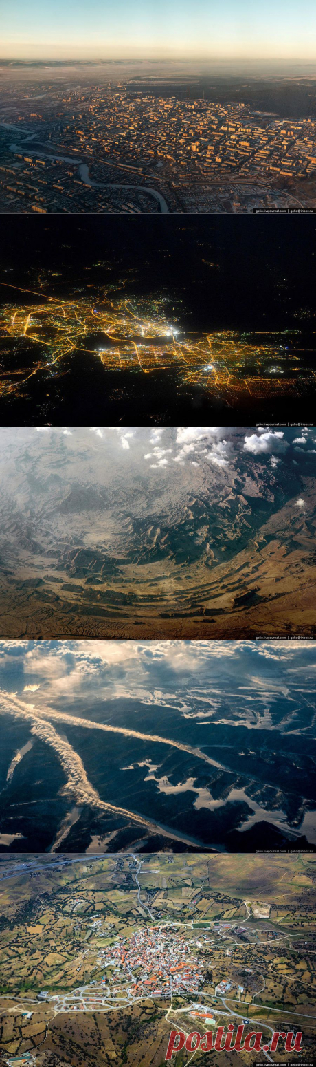 » Земля из окна самолета в 2013 году Это интересно!