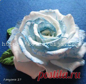 Как сделать розу из фоамирана | Своими руками