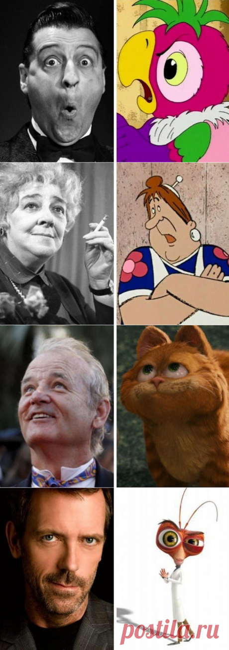 Интересно - 12 мультяшных героев и их прототипы