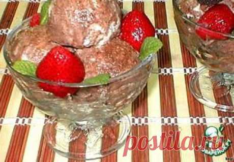 Шоколадный пломбир - кулинарный рецепт