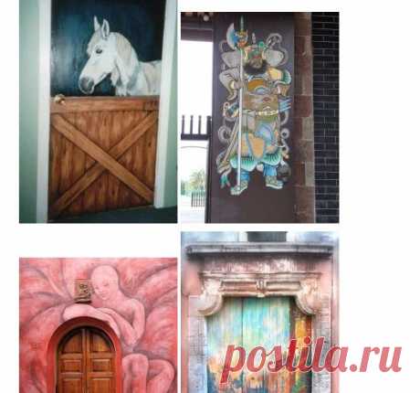 Роспись дверей (фото-галерея)