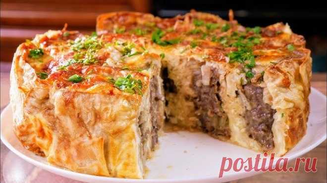 Быстрый пирог из лаваша. Проще простого!