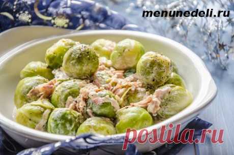 Рецепт жареной брюссельской капусты / Меню недели