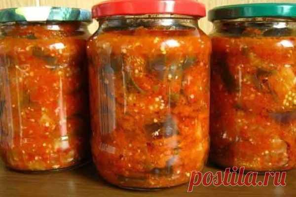 Лечо из баклажанов на зиму