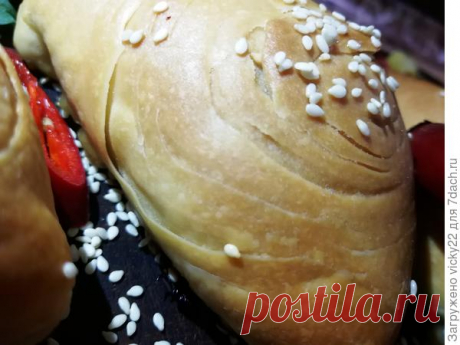 Духовые пирожки с мясом - невероятно нежное тесто, много сочной начинки - пошаговый рецепт приготовления с фото