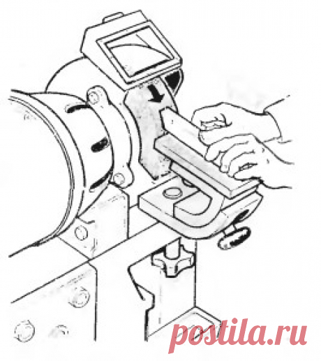 Процесс заточки резцов. | МеханикИнфо
