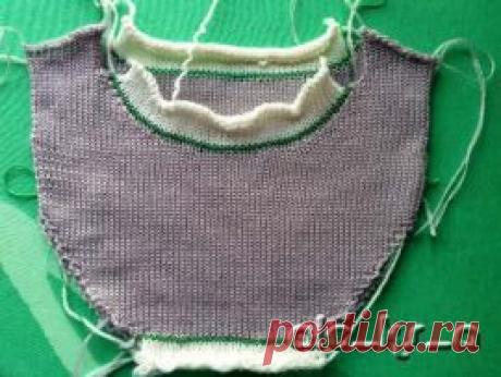 Урок вязания на вязальной машине. Кеттлевка в карман на однофонтурной вязальной машине. Урок от ale_ks_a..