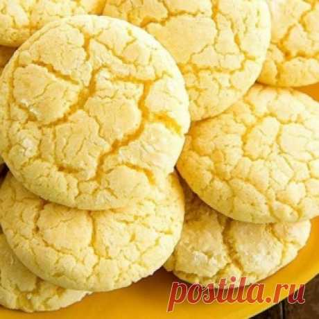 Нежное лимонное печенье на кефире. Просто тает во рту - МирТесен