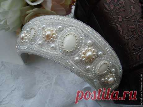 Кокошник / диадема в русском стиле – купить в интернет-магазине на Ярмарке Мастеров с доставкой Кокошник / диадема в русском стиле - купить или заказать в интернет-магазине на Ярмарке Мастеров | Кокошник / диадема создавалась по индивидуальному…