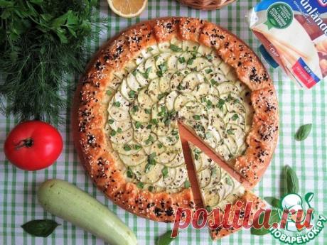 Деревенский пирог с кабачками и рикоттой – кулинарный рецепт