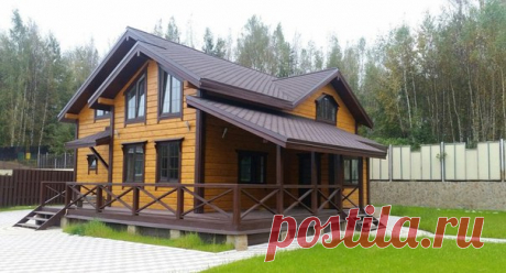 Дом из бруса, площадь 210 кв.м.