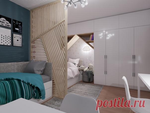 Детская комната для мальчика и девочки