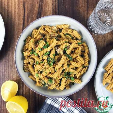 Сливочная паста с грибами на кокосовом молоке Кулинарный рецепт
